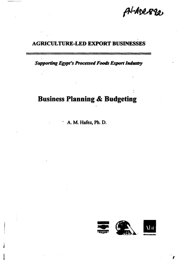 Budgetary Planning & Control