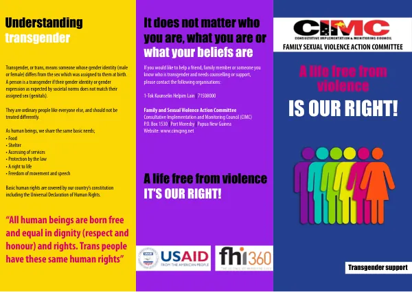Understanding Transgender