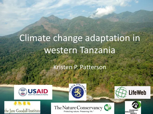 Climate Change Adaptation in Western Tanzania