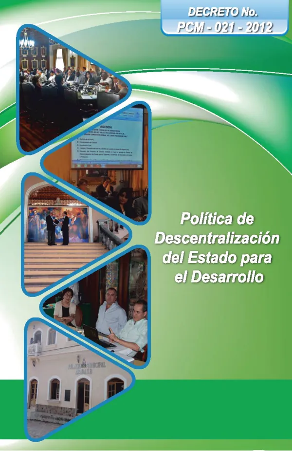 Política de Descentralización para el Desarrollo