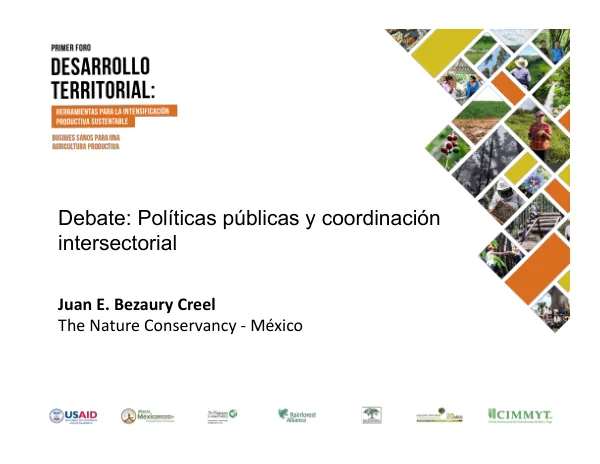 Planificación de espacios para la conservación, restauración y el aprovechamiento sustentable en México