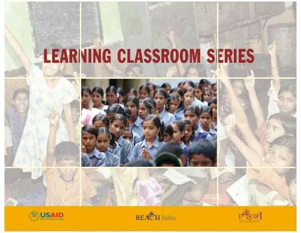 Learning Classroom Series Documentation of the Project & Learning Standards Framework Bridge & Remedial Courses