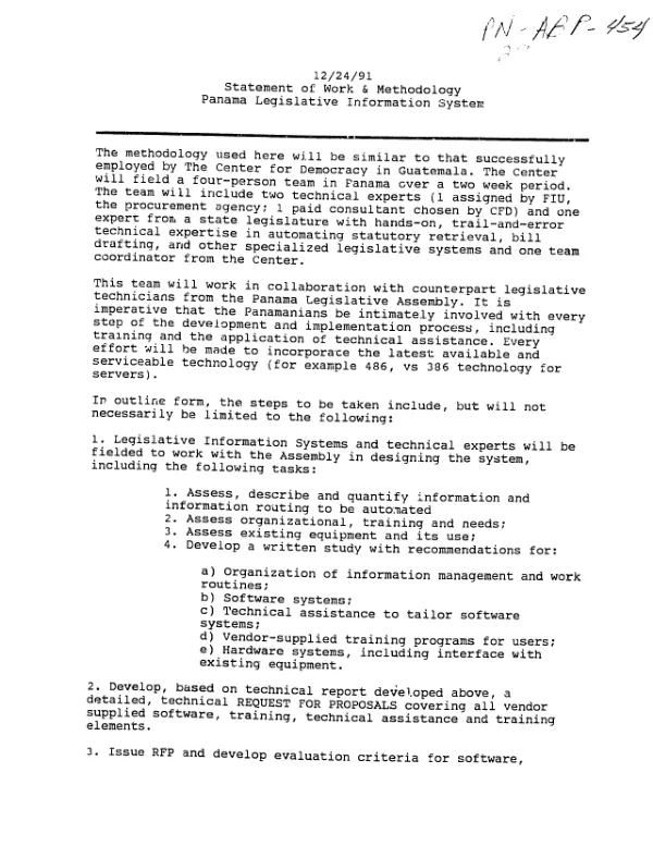 Panama Legislative Information System