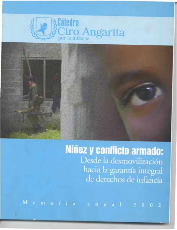 Niñez y Conflicto Armado: Desde la desmovilización hacia la garantía integral de derechos de infancia