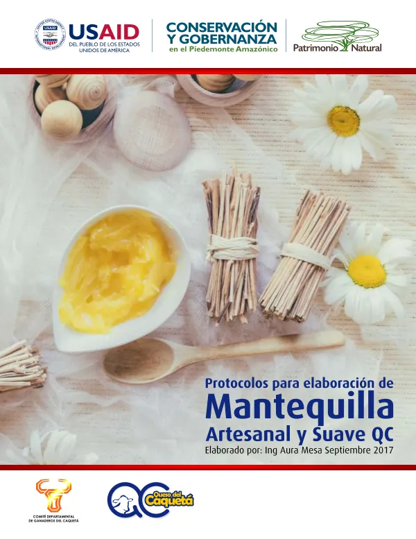 Manual de procesos Mantequilla Artesanal y Suave QC