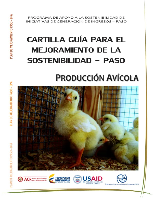 Cartilla Guía para el mejoramiento de la Sostenibilidad - Paso (Producción avícola)