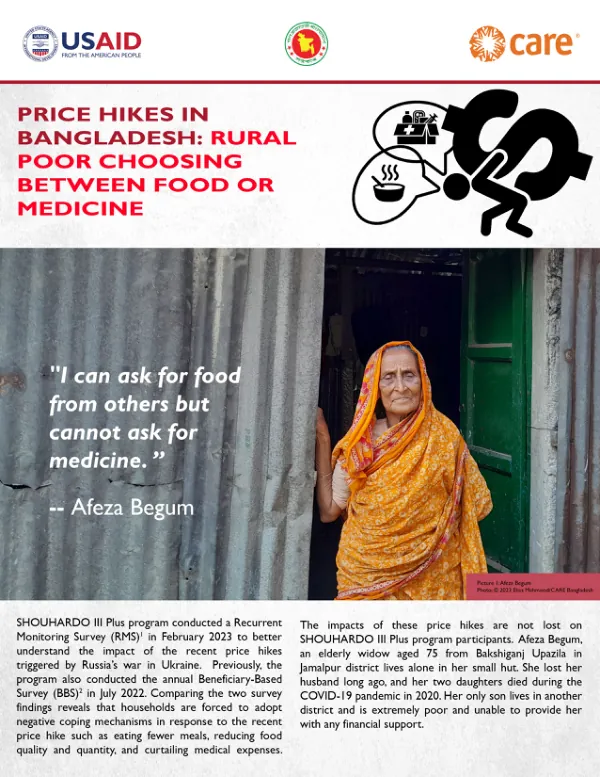 Price Hikes in Bangladesh: Rural Poor Choosing Between Food or Medicine