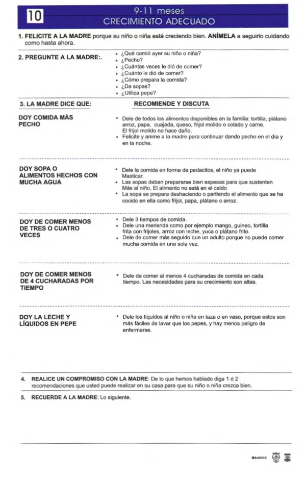 Recomendaciones para el Crecimiento de un Niño o Niña