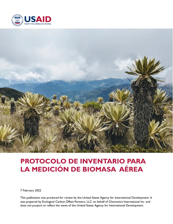 Protocolo de Inventario Forestal, Versión 1.2