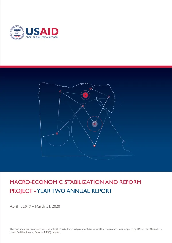 Macro-Economic Stabilization and Reform Project - Year Two Annual Report