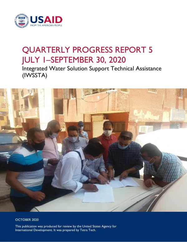Quarterly Progress Report 5, July 1 - September 30, 2020