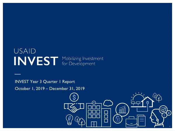 INVEST Project: Mobilizing Private Investment for Development
