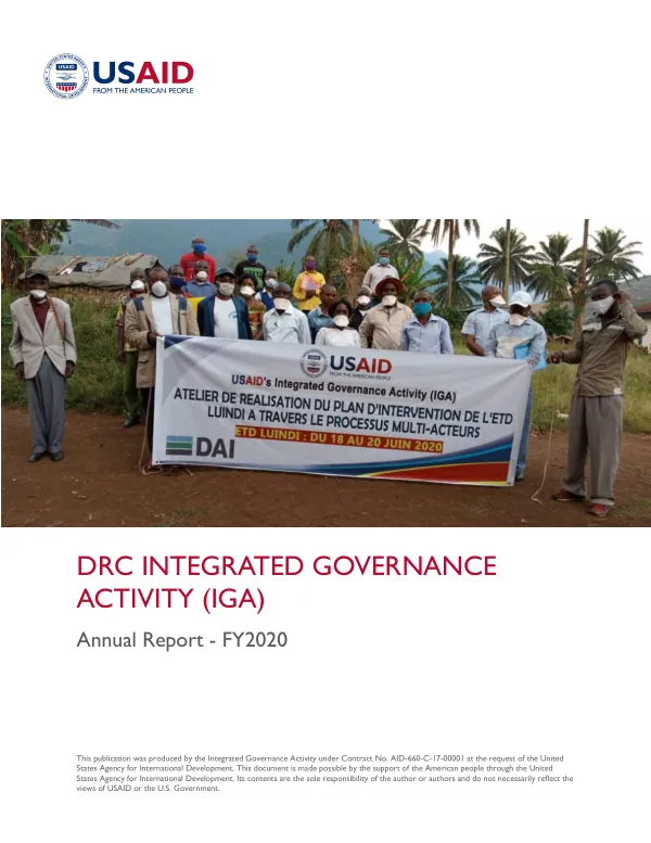 USAID IGA Annual Report 2020