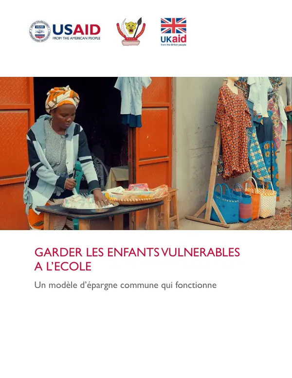 Garder les enfants vulnérables à l'école : un modèle d'épargne commune qui fonctionne
