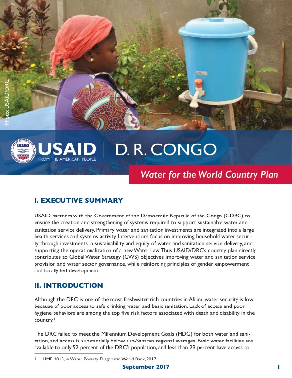 D.R. Congo Country Plan