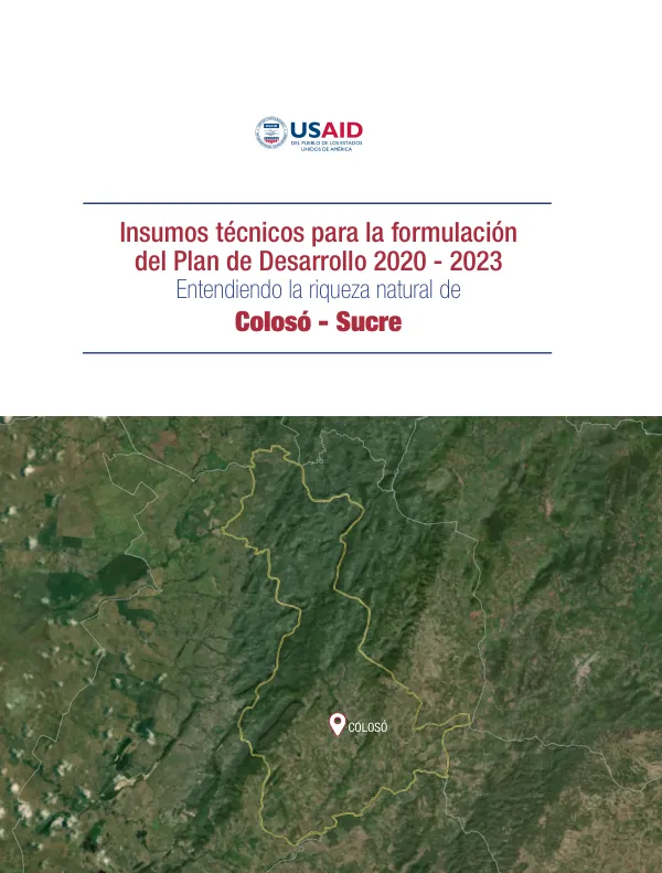 Insumos técnicos para la formulación del Plan de Desarrollo 2020 - 2023