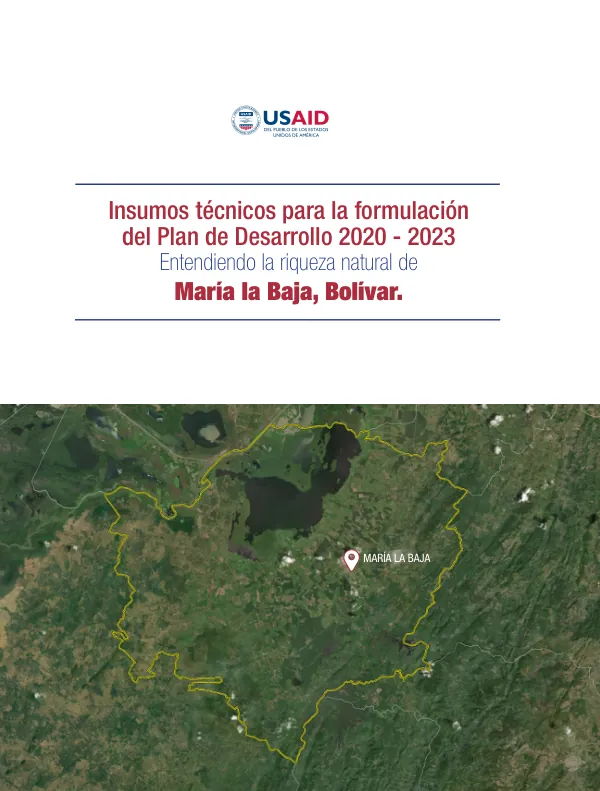 Plan de Desarrollo 2020 - 2023 para el Municipio de María La Baja, Bolívar