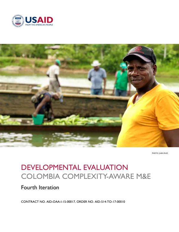Developmental Evaluation of the Reconciliation Activity in Colombia