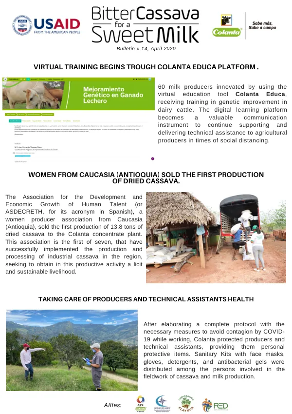 Bulletin # 14, April 2020