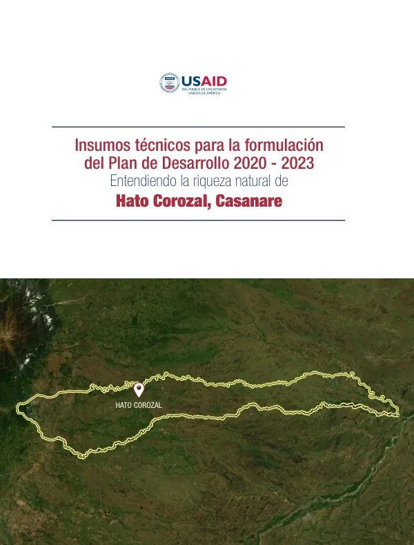 Insumos técnicos para la formulación del Plan de Desarrollo 2020 - 2023