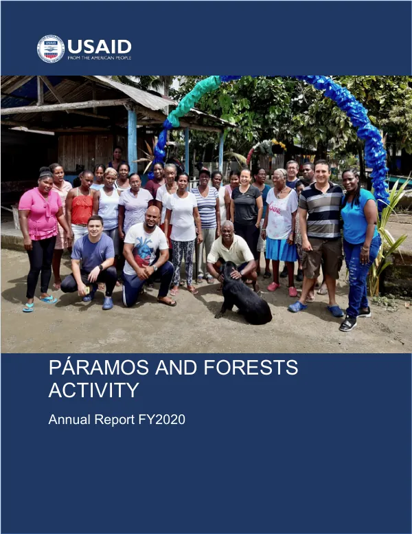 Páramos & Forests Activity – Annual Report FY2020
