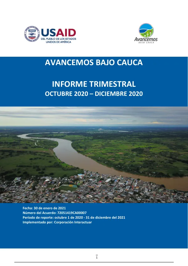 Informe Trimestral Octubre 2020 – Diciembre 2020