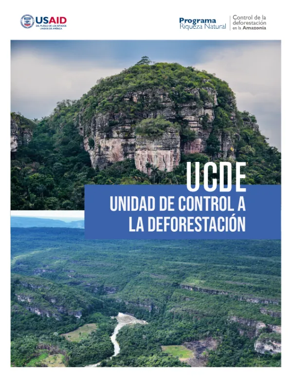 Unidad de Control a la Deforestación - UCDE