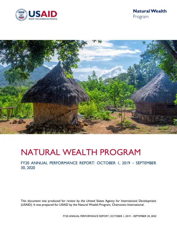 FY20 ANNUAL PERFORMANCE REPORT: OCTOBER 1, 2019 – SEPTEMBER 30, 2020