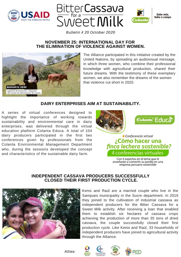 Bulletin # 20 October 2020