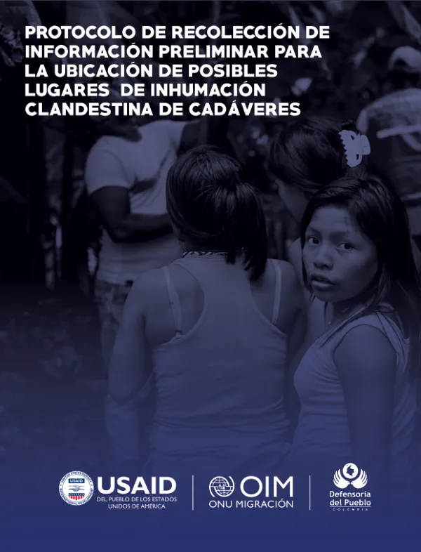 Protocolo de Recolección de Información Preliminar para la Ubicación de Posibles Lugares de Inhumación Clandestina de Cadáveres