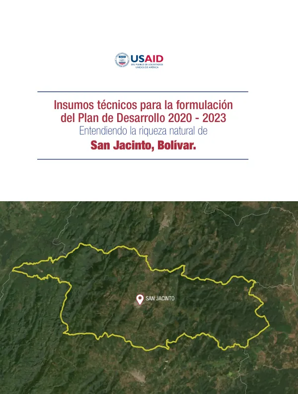Insumos técnicos para la formulación del Plan de Desarrollo 2020 - 2023 de San Jacinto, Bolívar