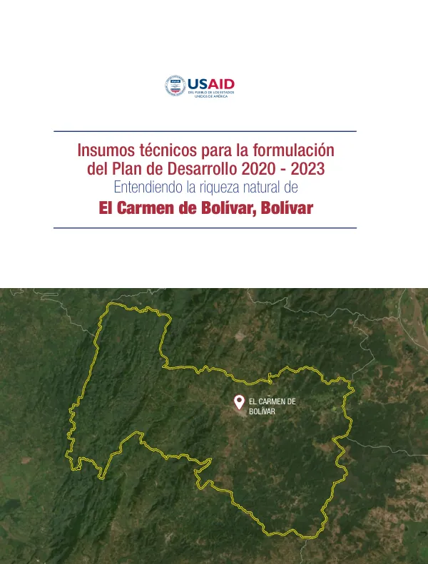 Plan de Desarrollo 2020 - 2023 para el Municipio de El Carmen de Bolívar