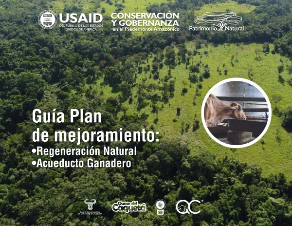 Guía plan de mejoramiento acueducto ganadero y regeneración natural