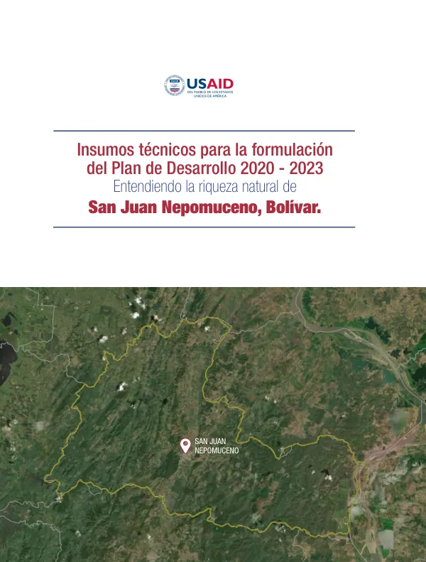 Plan de Desarrollo 2020 - 2023 para San Juan Nepomuceno, Bolívar
