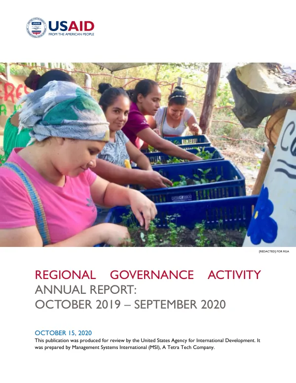 Annual Report: October 2019 – September 2020