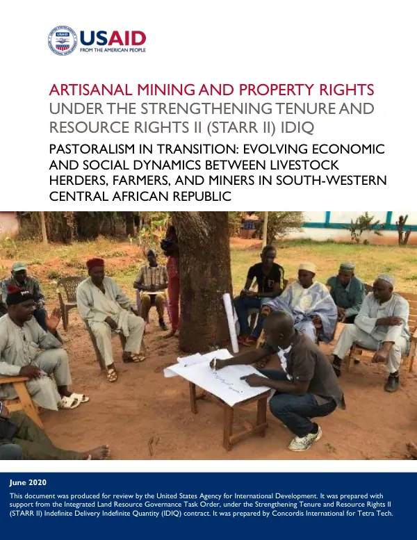 Pastoralism in Transition: Evolving Economic and Social Dynamics in South-Western Central African Republic