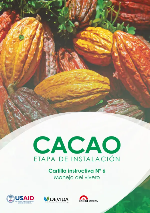 Cartilla Instructiva Nº 6: Manejo del Vivero de Cacao
