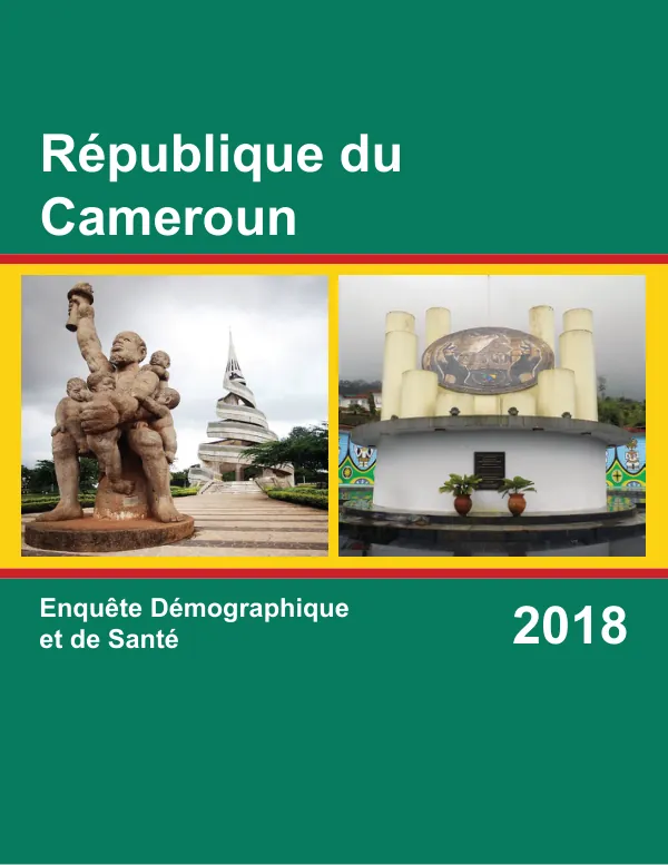 Enquête Démographique et de Santé du Cameroun 2018