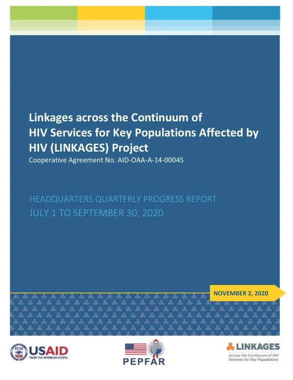 Linkages Across the Continuum of HIV Services for Key Populations Affected by HIV (LINKAGES) Project