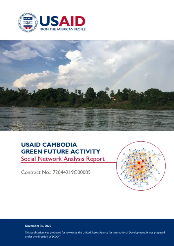 Cambodia Green Future Social Networks Analysis Baseline Report