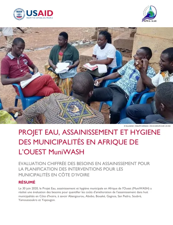 Evaluation chiffrée des besoins en assainissement pour la planification des interventions pour les municipalités en Côte d’Ivoire