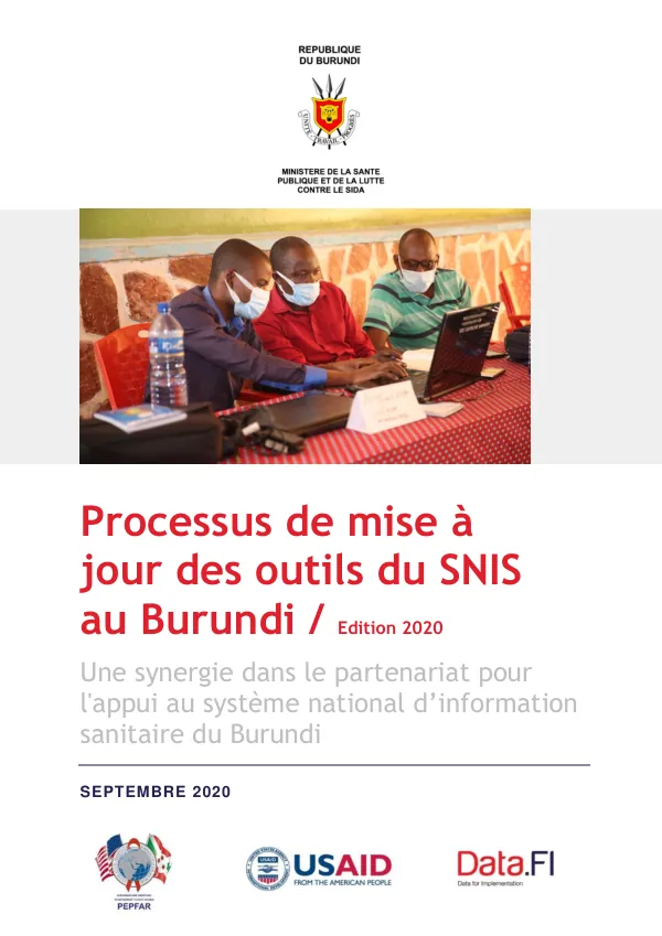 Processus de mise à jour des outils du SNIS au Burundi : Edition 2020