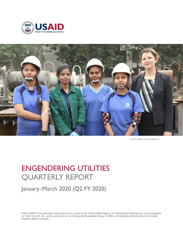 Engendering Industries FY20 Q2 Report