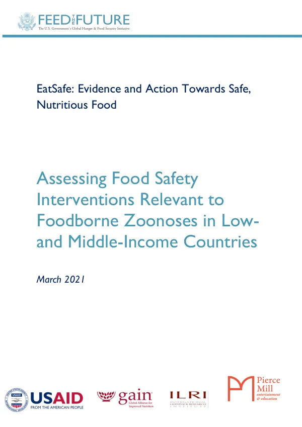Assessing Food Safety Interventions Relevant to Foodborne Zoonoses in Low- and Middle-Income Countries