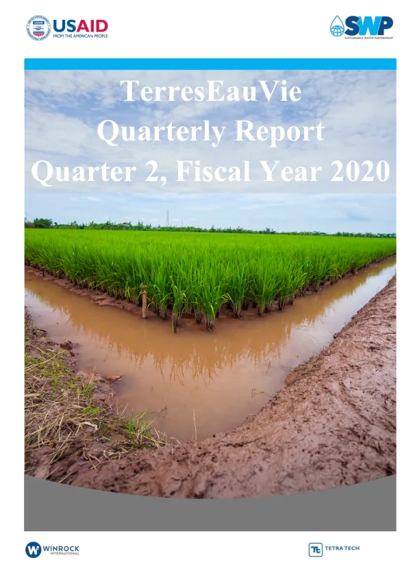 TerresEauVie Quarterly Report Q2 FY20