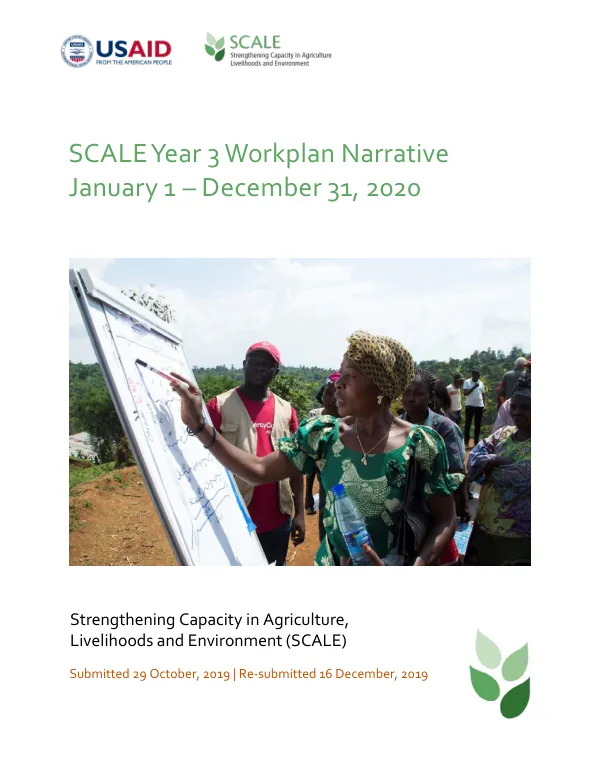 SCALE Year 3 Workplan Narrative