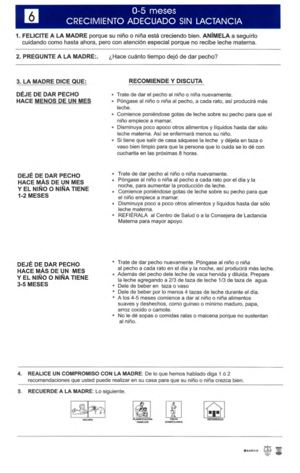 Recomendaciones para la Relactación