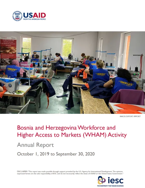 WHAM ANNUAL PROGRAM PERFORMANCE REPORT, OCT 1, 2019 - SEP 30, 2020, FISCAL YEAR 2020