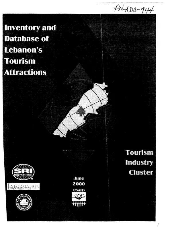 Inventory and database of Lebanon"s tourism attractions