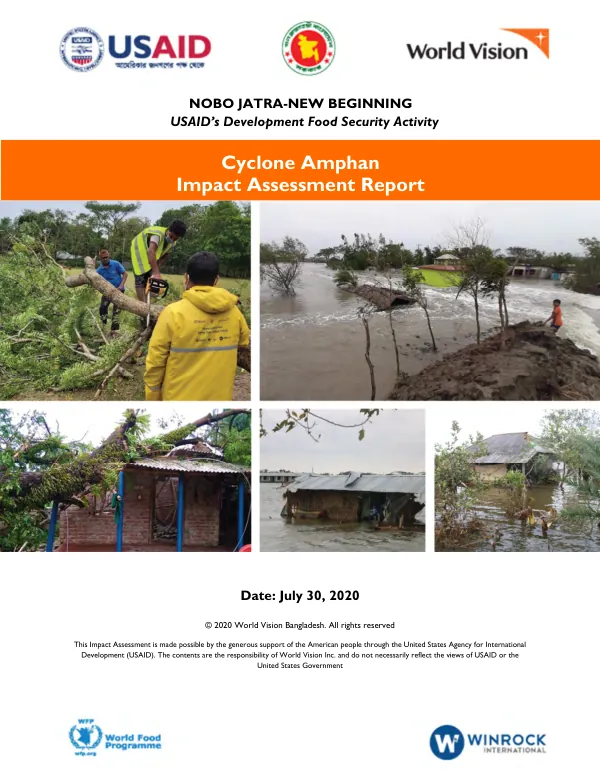 Nobo Jatra-NEW BEGINNING USAID’s Development Food Security Activity Impact Assessment Report
